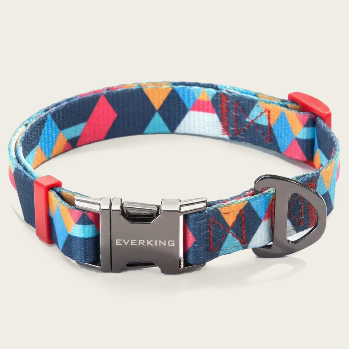 Everking Premium Active Dog Collar – Durable Nylon with Zinc Alloy Cosmic Geo Colour